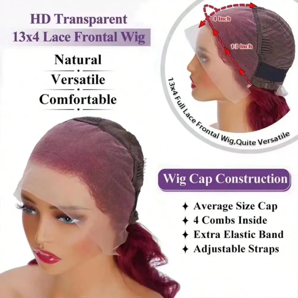 Luxe Jerry Curl 99J Wig
