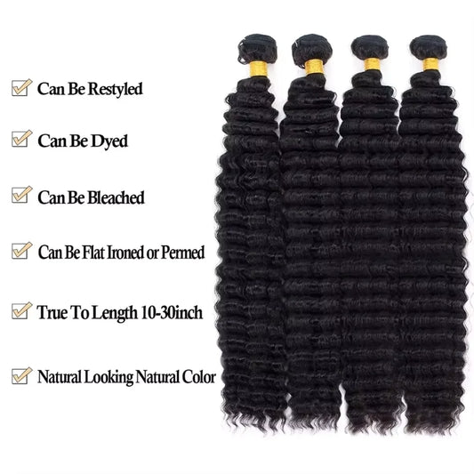 Luxe Deep Wave Bundles 28 34 38