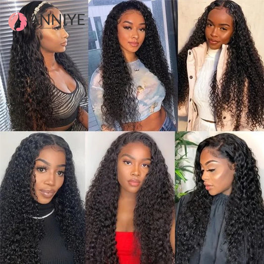 Luxe Deep Wave 3 Bundles With 13x4 Lace Frontal Wet or With 4x4 Closure