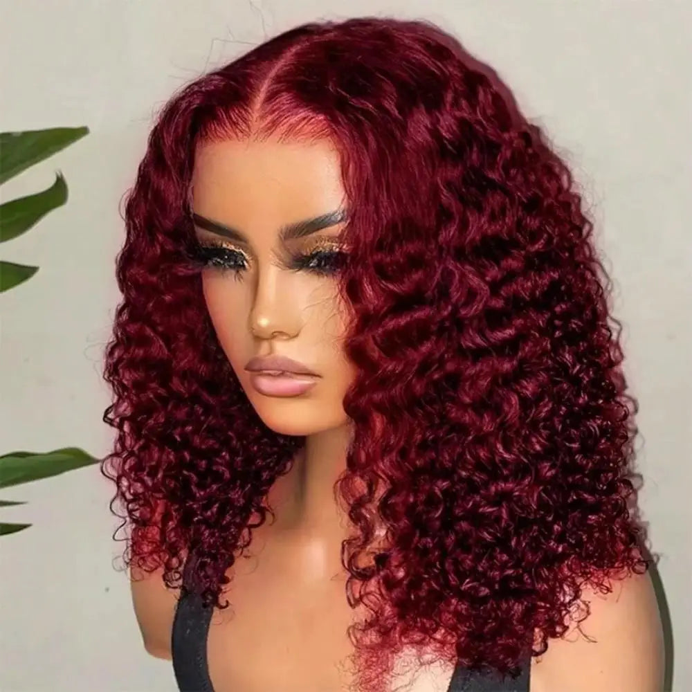 Luxe Jerry Curl 99J Wig